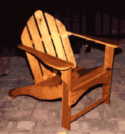 Amateur Woodworker Adirondack Style Chair Plan Diy Furniture