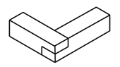 Diagram of overlap joint